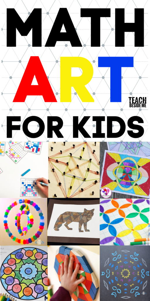 Math art projects for kids -integrating math and art