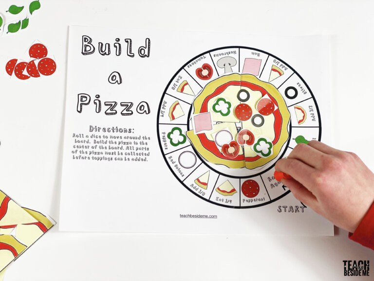 Build a Pizza Fraction Game