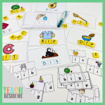 Short I CVC Words Cards & Puzzles