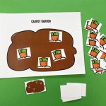 Carrot Garden Counting Mats