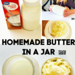 Homemade Butter in a Jar with Kids
