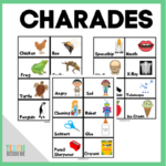 Printable Charades Ideas for Kids
