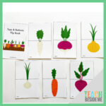 Tops and Bottoms Root Vegetable Flip Book