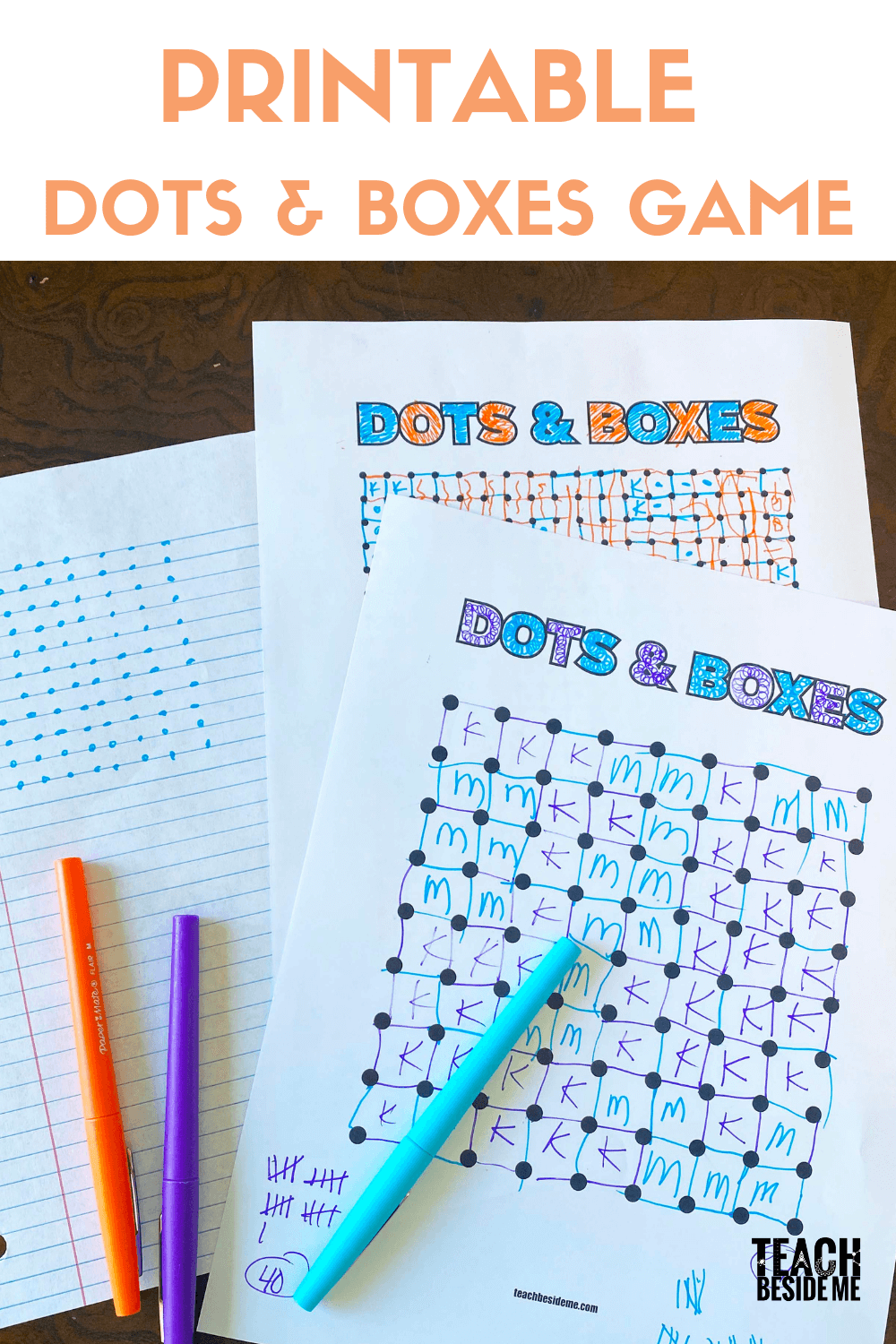 Dots And Boxes Game How To Play Teach Beside Me