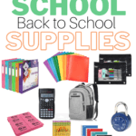 middle school supply list for back to school
