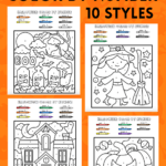 Halloween Color By Number