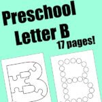 Letter B Preschool Printable Pack – Alphabet Worksheets & Activities