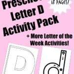 Letter D Preschool Printable Pack – Alphabet Activities for Early Learners