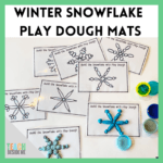 Snowflake Play Dough Mats