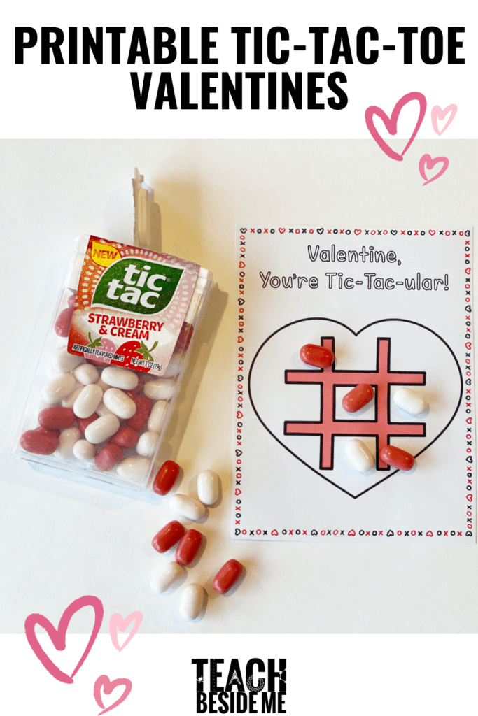 free printable tic tac toe valentines