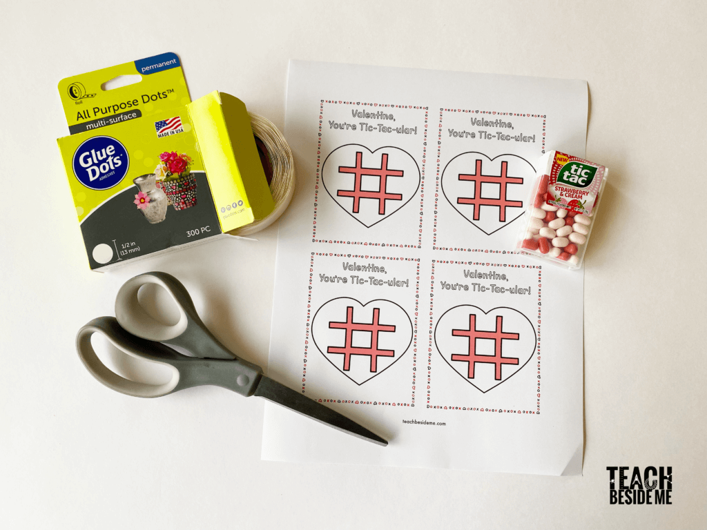 valentines tic tac toe