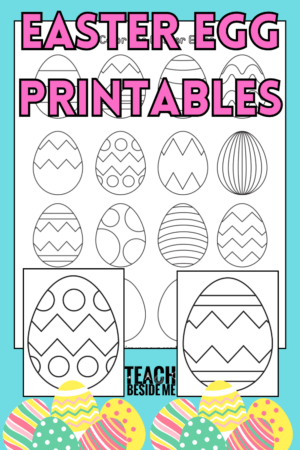 Free Easter Egg Printable Templates - Teach Beside Me