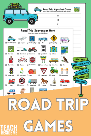 Printable Road Trip Scavenger Hunt for Kids - Teach Beside Me
