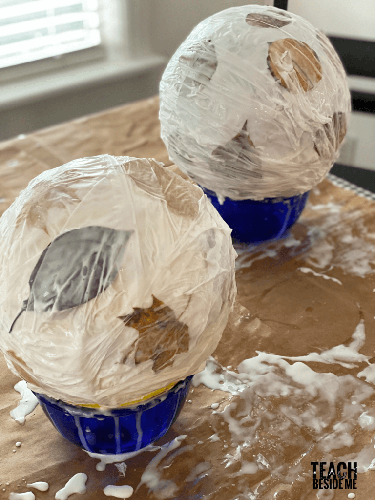 how to make paper mache lanterns
