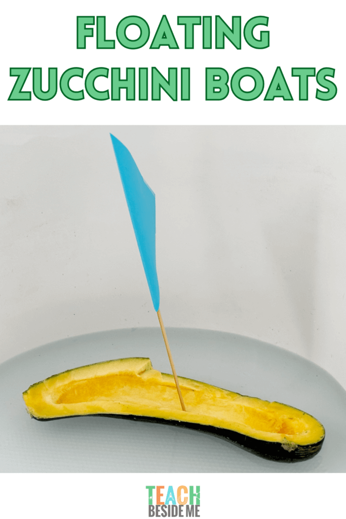 floating zucchini boats