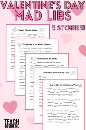 Printable Valentine's Day Mad Libs - Teach Beside Me