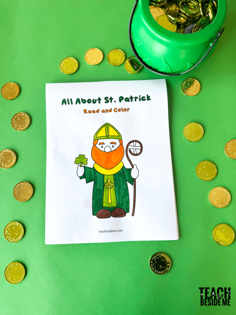 st patricks day story coloring book