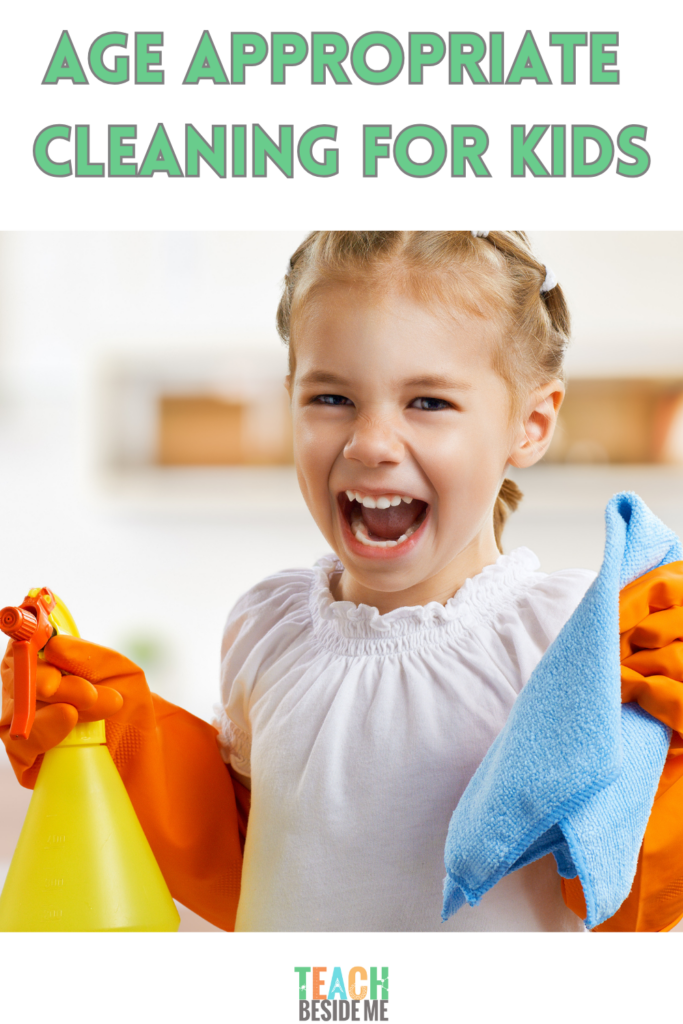 age appropriate spring cleaning for kids
