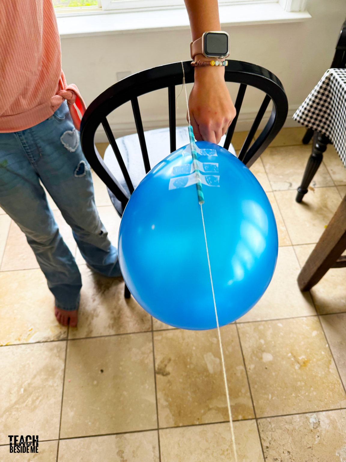 Balloon Rocket Science Experiment for Kids - Teach Beside Me