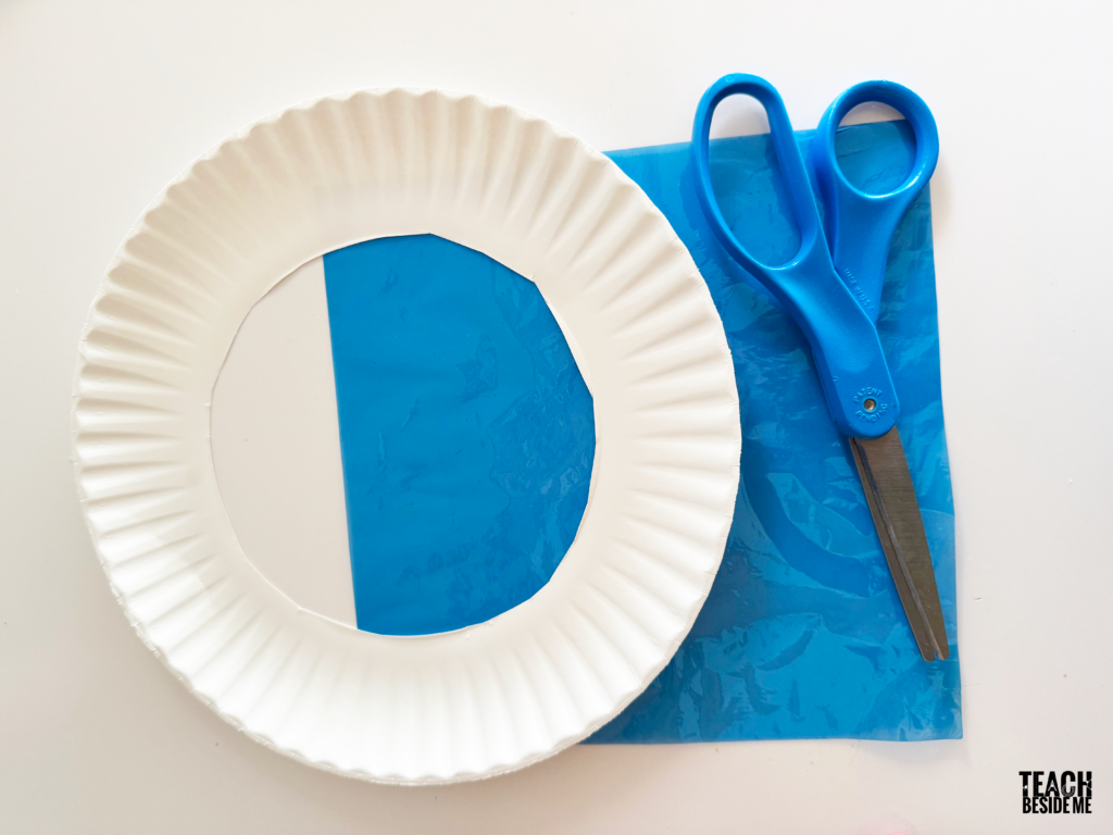 cutting paper plate for ocean craft