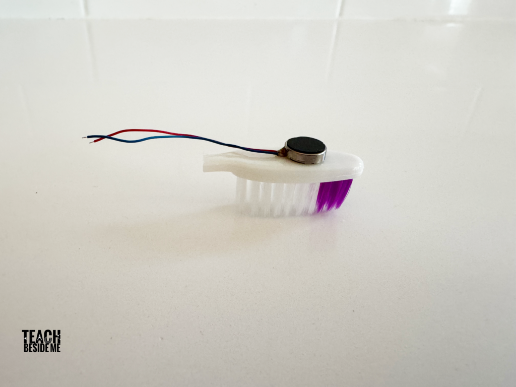 attaching motor to toothbrush