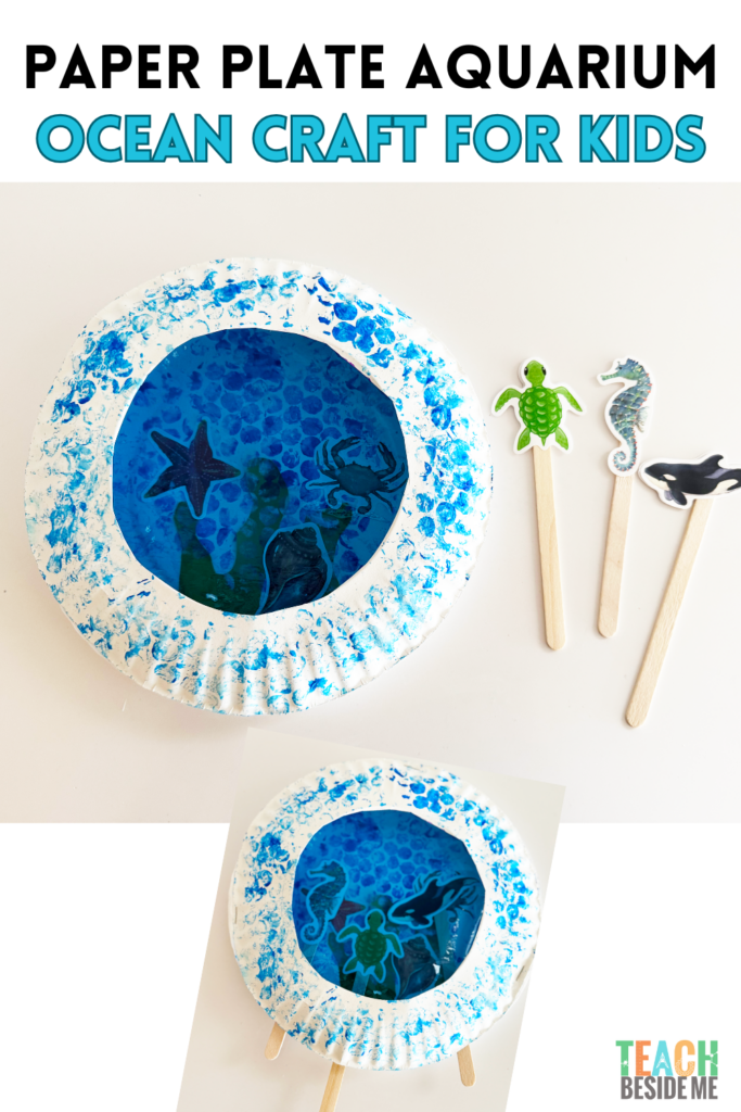 paper plate aquarium ocean craft for kids