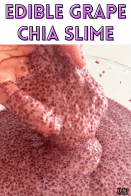 Edible Grape Chia Slime