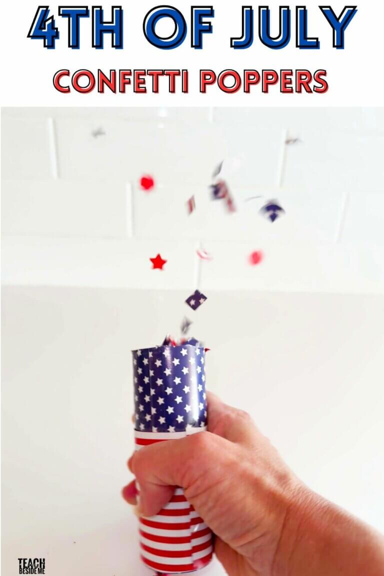 diy 4th of July Confetti poppers