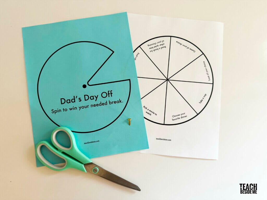fathers day spinner supplies