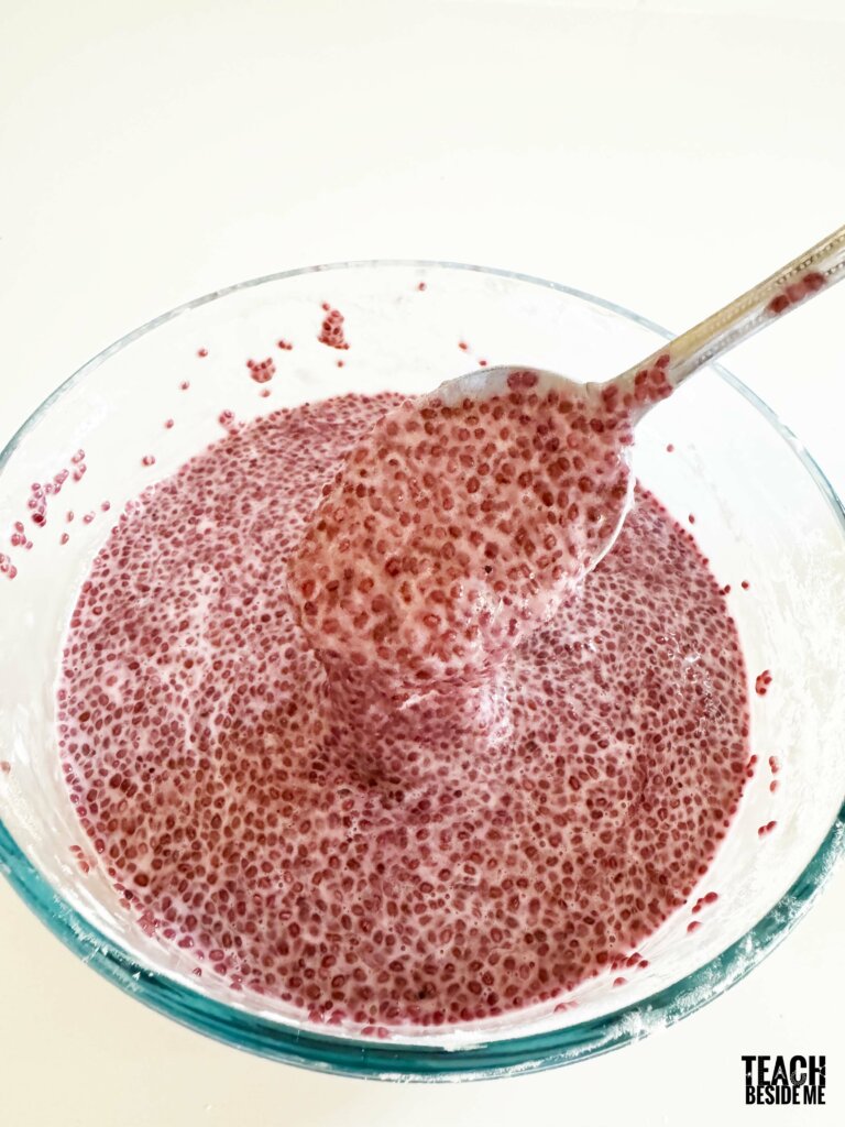 grape chia slime
