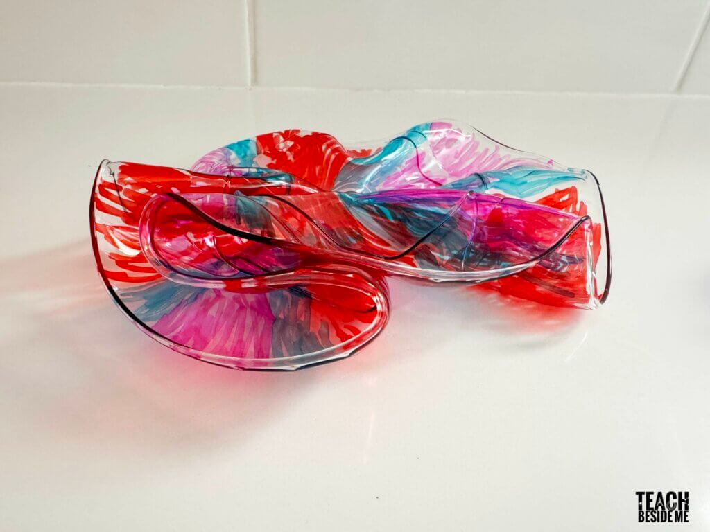 melted plate chihuly art