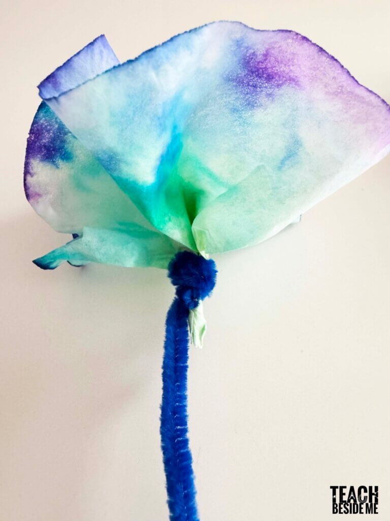 chromatography science art flowers