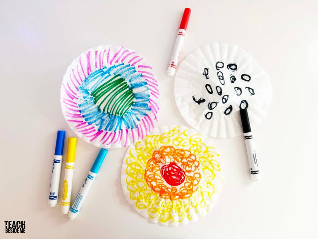 coffee filter flowers