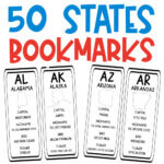 50 US States Bookmarks