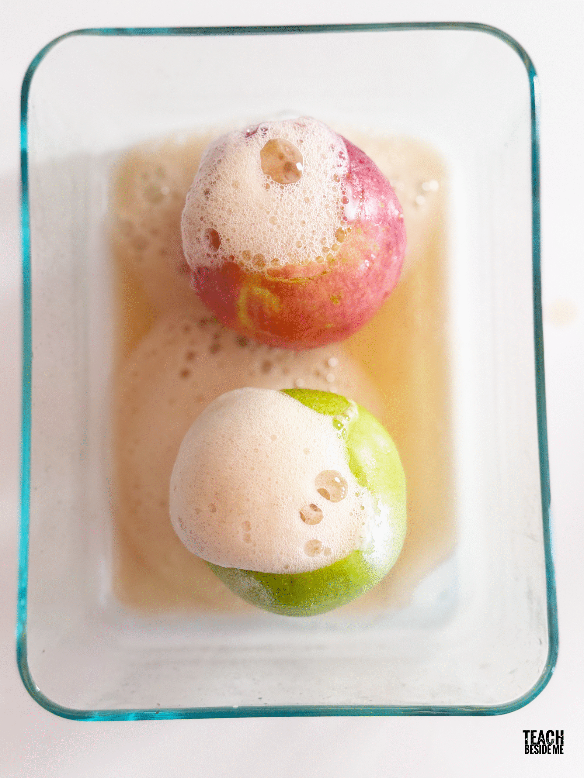 apple volcano experiment