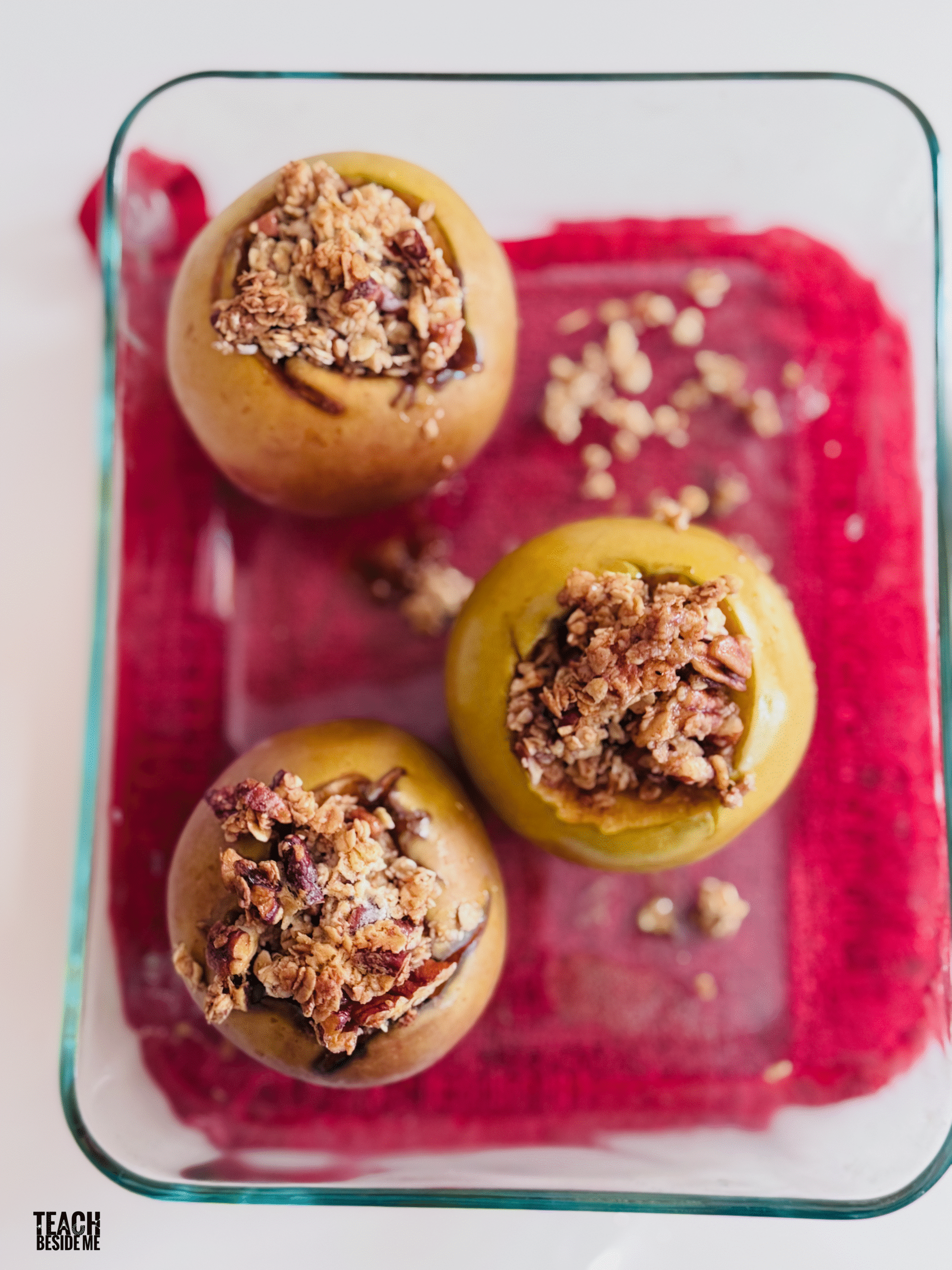 baked apples cooking with kids
