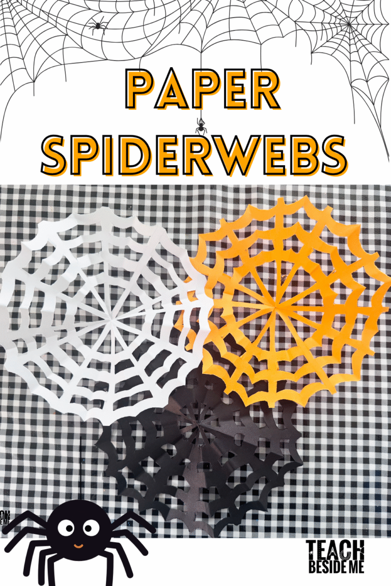 paper spiderwebs
