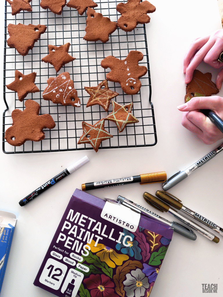 decorating diy cinnamon applesauce ornaments
