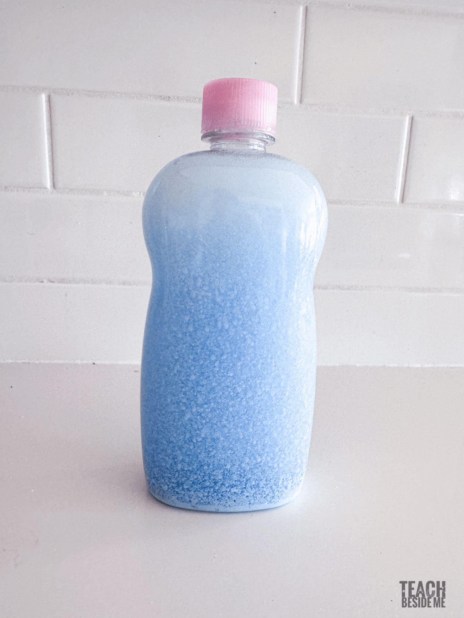 snow calm down bottle for kids