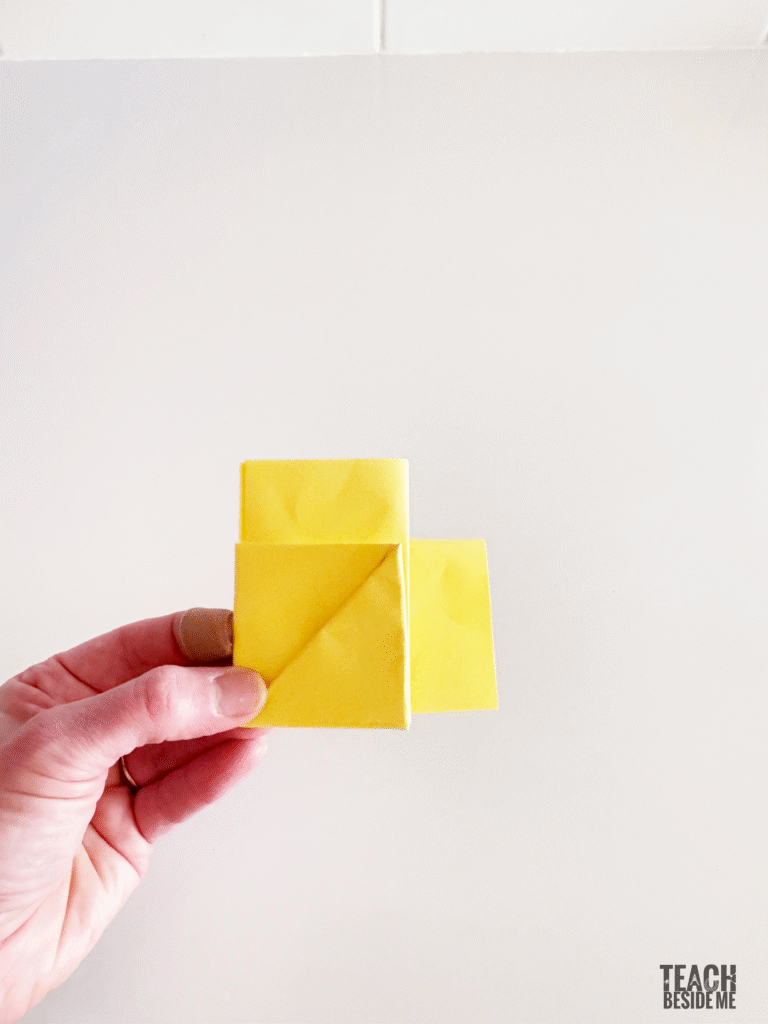paper football how to fold it steps