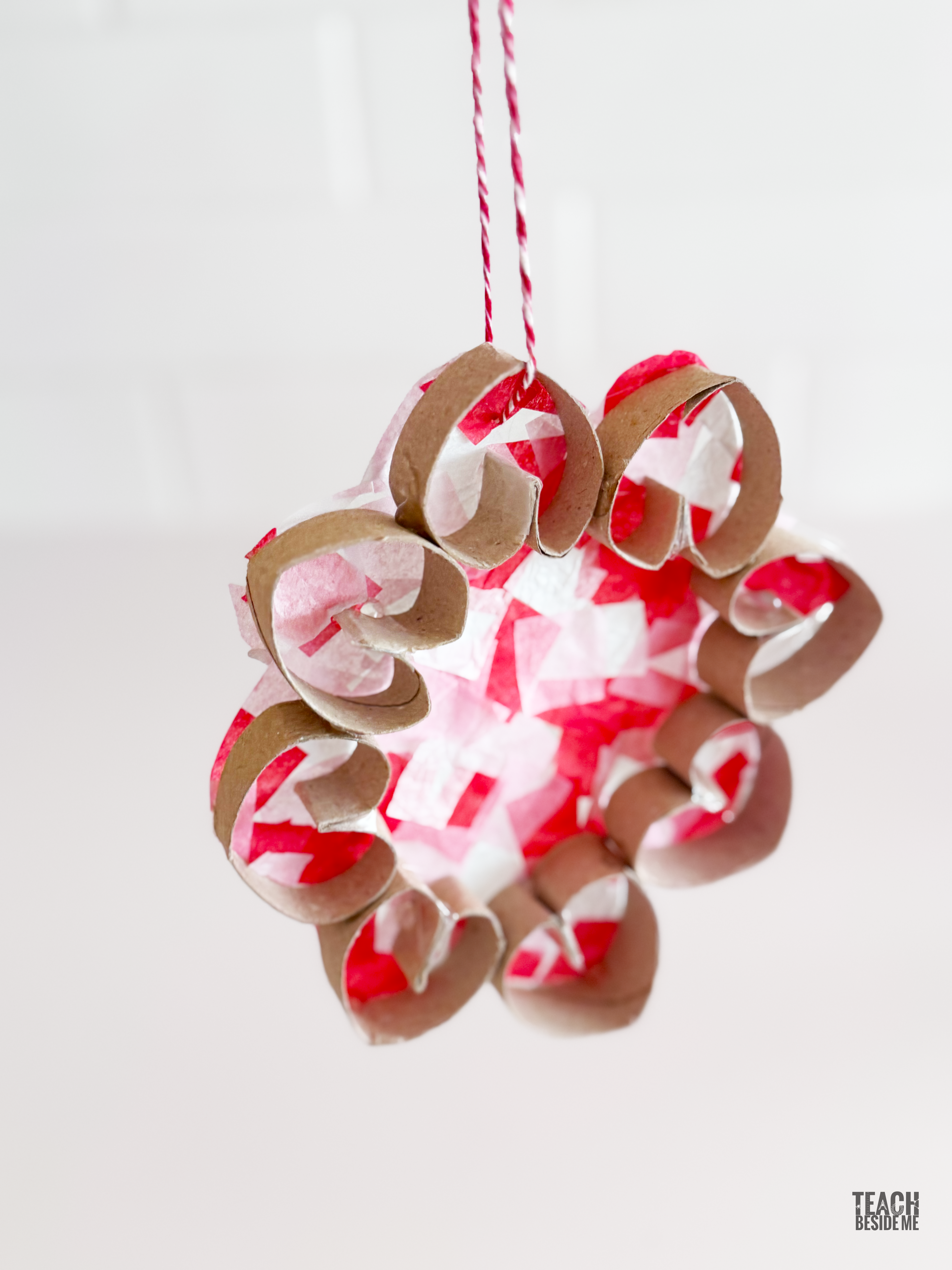 valentines day craft suncatcher heart