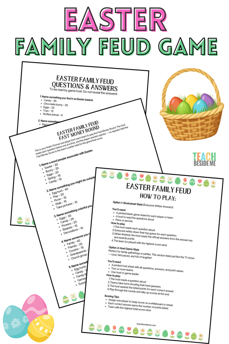 Easter Family Feud Game