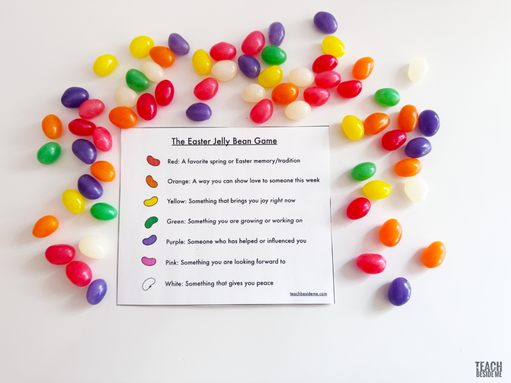 Easter jelly bean game