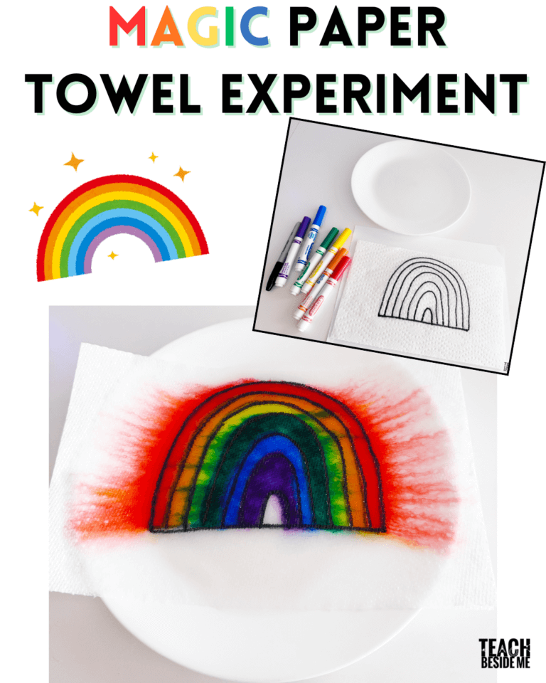 magic paper towel experiment