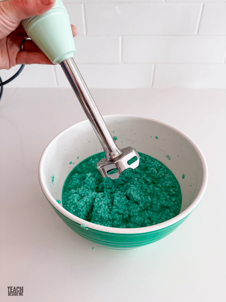 blended up paper pulp for seed paper