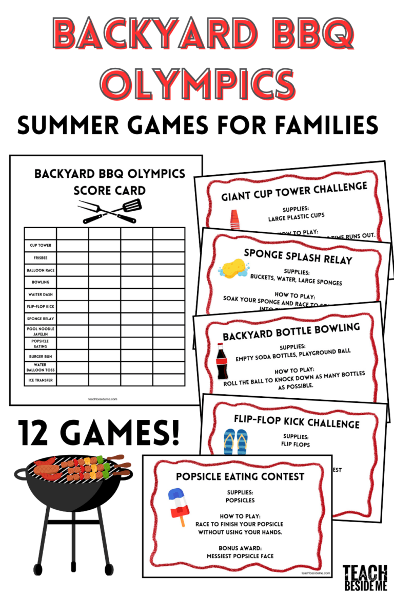 backyard bbq Olympics summer games for families