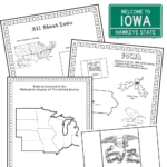 iowa geography printable