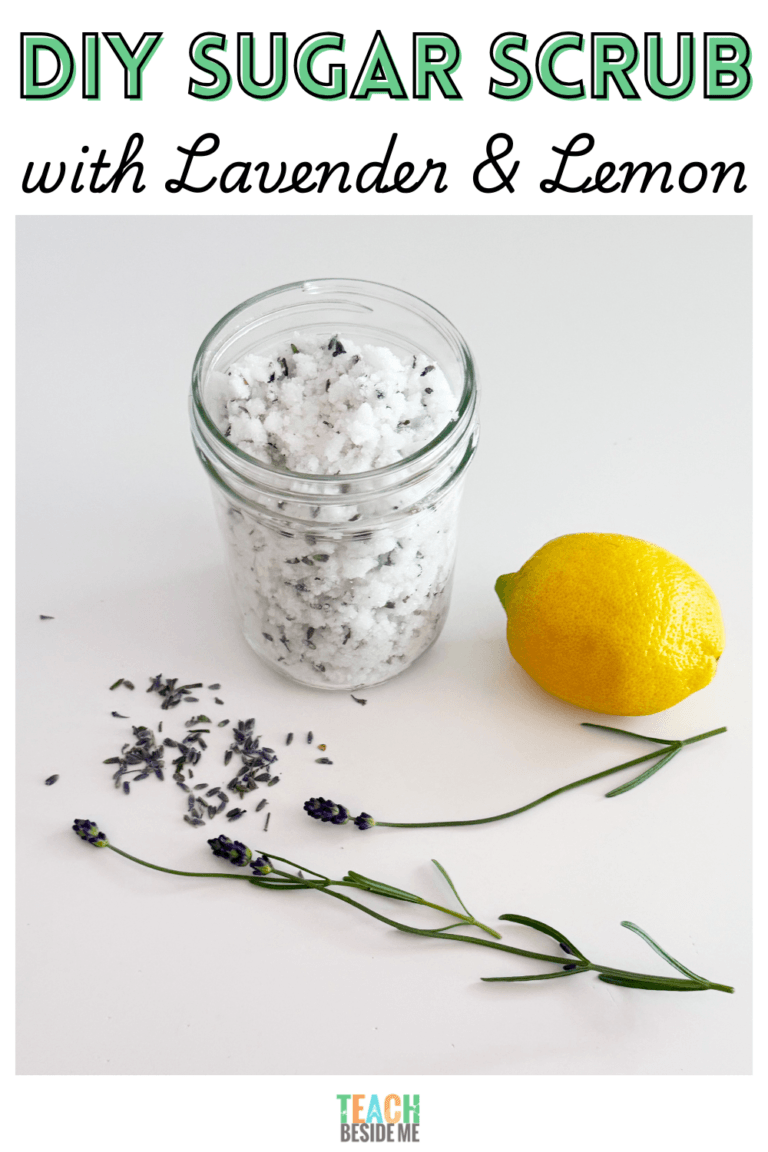lavender lemon sugar scrub