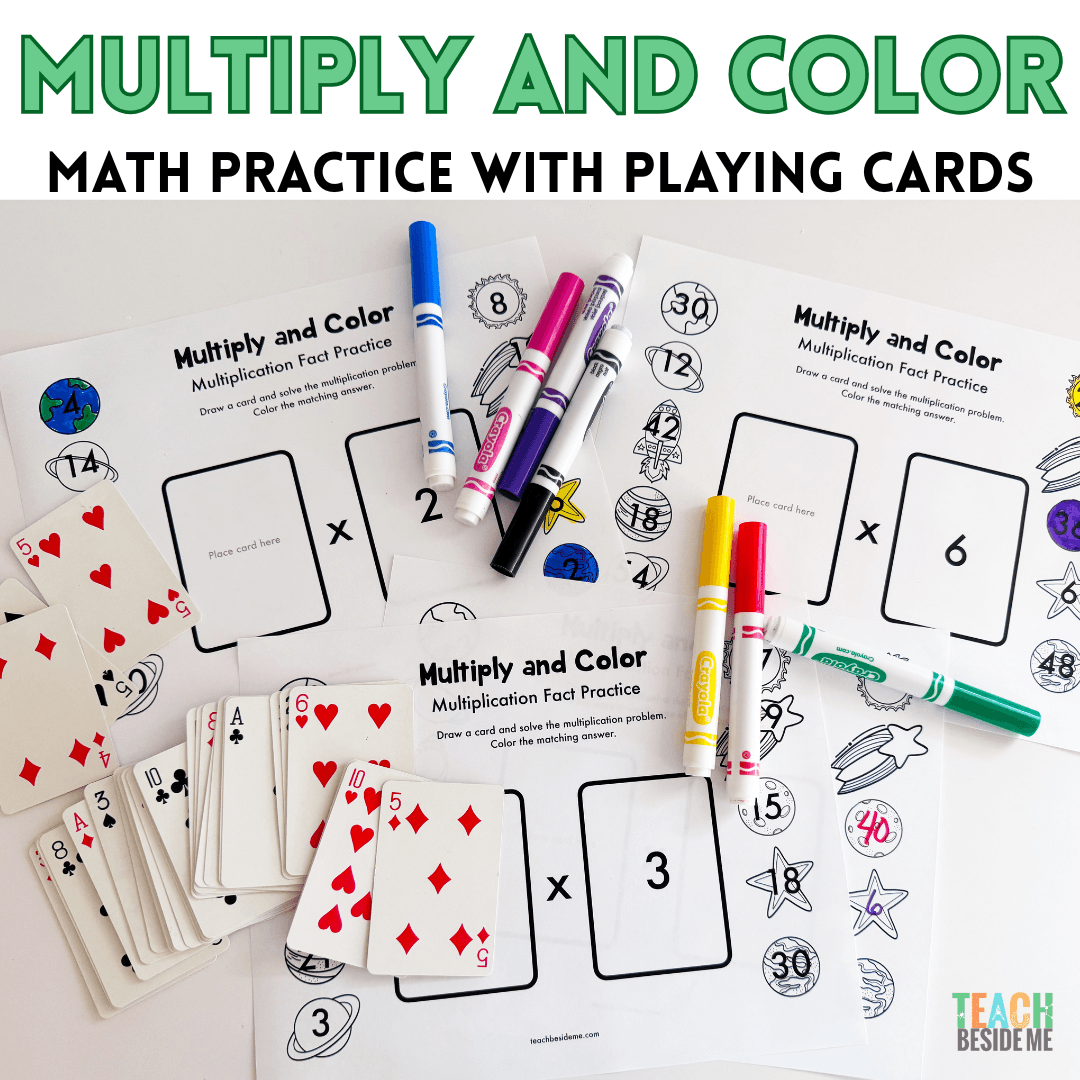 Multiply & Color Multiplication Fact Practice