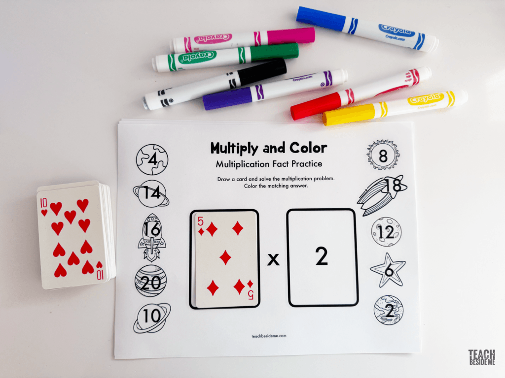 multiply and color multiplication with cards